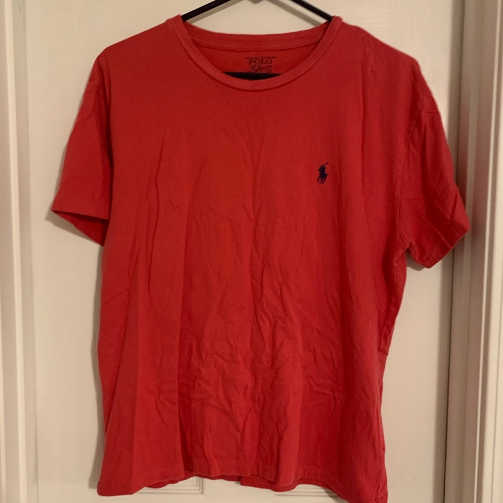 Pink polo shirt